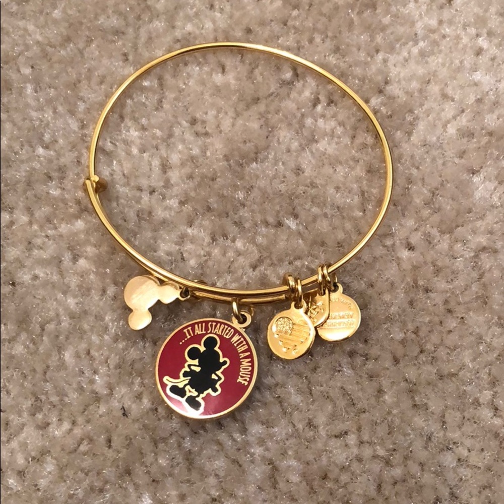 Disney gold Alex and ani